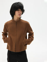 Soft Space Cotton Boxy Zip Sweatshirt