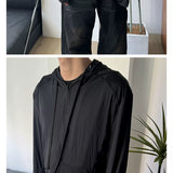Two-Tone Cooling Stretch Mesh Hooded Jacket