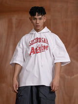 Men's Black White Graphic Vintage Hoodies