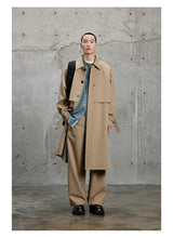 Draped Chain Texture Straight Leg Pants
