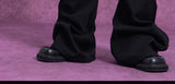 Men's Slim-fit Full-length Two-tone Flared Jeans