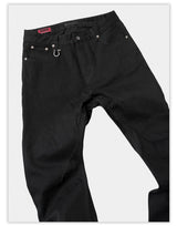15 Oz Rigid Black Curved Jeans