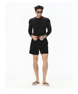 Soft Quick-Dry Fitted Long-Sleeve Top