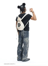 Punk Star Print Slim Cuffed Tee