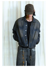 Frosted Washed Denim Jacket