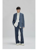 Vintage Pleated Wide Waist Casual Pants