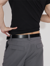 Black Gray Lightweight Washed Parachute Pants