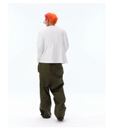Men's Black & White Long-Sleeve Cooling Cardigan