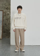 Pleated Wide Leg Suit Pants
