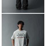 Vintage Off-white Loose Printed Logo Tee