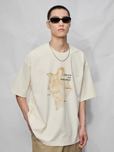 Oversized Graphic Print Tee
