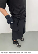 Wrinkle Resistant Saddle Pocket Shorts