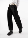 Men's Multicolor Loose Straight Cropped Pants