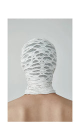 Unisex Black White Balaclava Mask