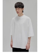 Vintage Ribbed Half Sleeve Tees