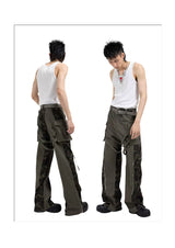 Military Green Camo Cargo Pants