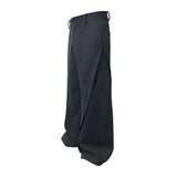Loose Flare Fleece Pants