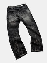Vintage Dark Wash Curved Jeans