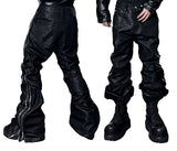 Raw Silver Double Zip Bootcut Jeans