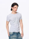 Men’s Rhinestone Skull Striped Tees