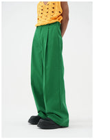 Multicolor Men's Loose Straight Cotton Pants