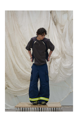Reflective Multi-Pocket Nylon Cargo Pants