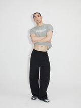Structured Lightweight Printed Short Sleeve Tees