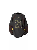 Deconstructed Patchwork Two-in-One T-Shirt