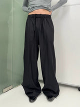Elastic Waist Suit Pants