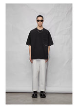 Double Pocket Split Hem Loose Tee