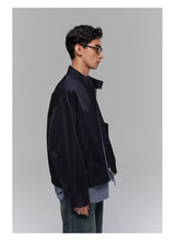 Reversible Plaid Lined Cotton Harrington Jacket