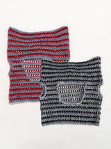 Two-Tone Cat Ear Knit Beanie