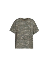 K.I.A. Hand-Cut Distressed Camo Tee