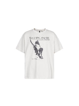 Distressed Fallen Angel Printed Vintage Tee