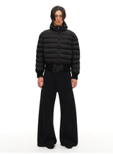 Multi-color Loose Quilted Hooded Down Jackets