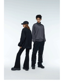 Two-Color Stretchy Cooling Quick-Dry Zip Sweatshirt