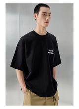Oversized Heavyweight Printed Embroidered Tee