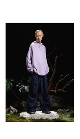 Washed Bamboo Pleated Sash Jeans