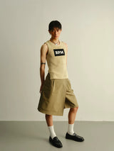 Stretchy Frayed Printed Tank Tops
