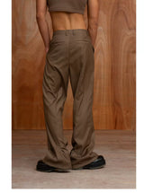 Men's Vintage Flared Slit Hem Pants