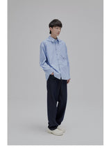 Blue White Striped Pocket Shirt