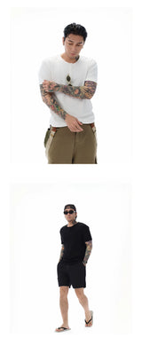 Ice Cool Solid Henley Tee