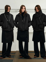 Men's Winter 3-in-1 Vest Scarf Coat