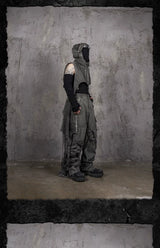 Distressed Patchwork Heavyweight Scavenger Vest