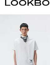 Multi-color Cotton Crew Neck Tees
