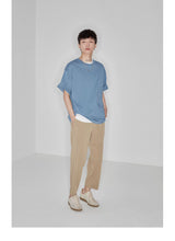 Drapey Stretchy Elastic Waist Cropped Pants
