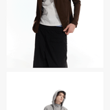 Detachable Hood Half-Zip UPF50+ Sun Jacket