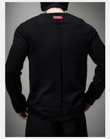 Fitted Dark Tailored Merino Cashmere Sweater
