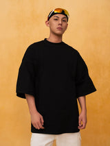 Men's Oversized Red Black White Tees