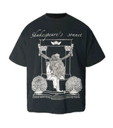 Shakespeare Poetry Heavyweight White Cotton Tee